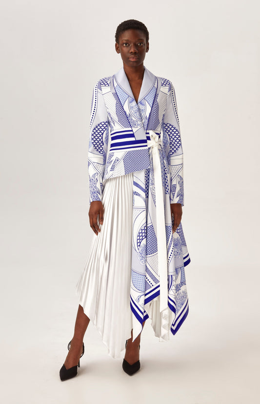 Porcelain printed jacket VALERY KOVALSKA