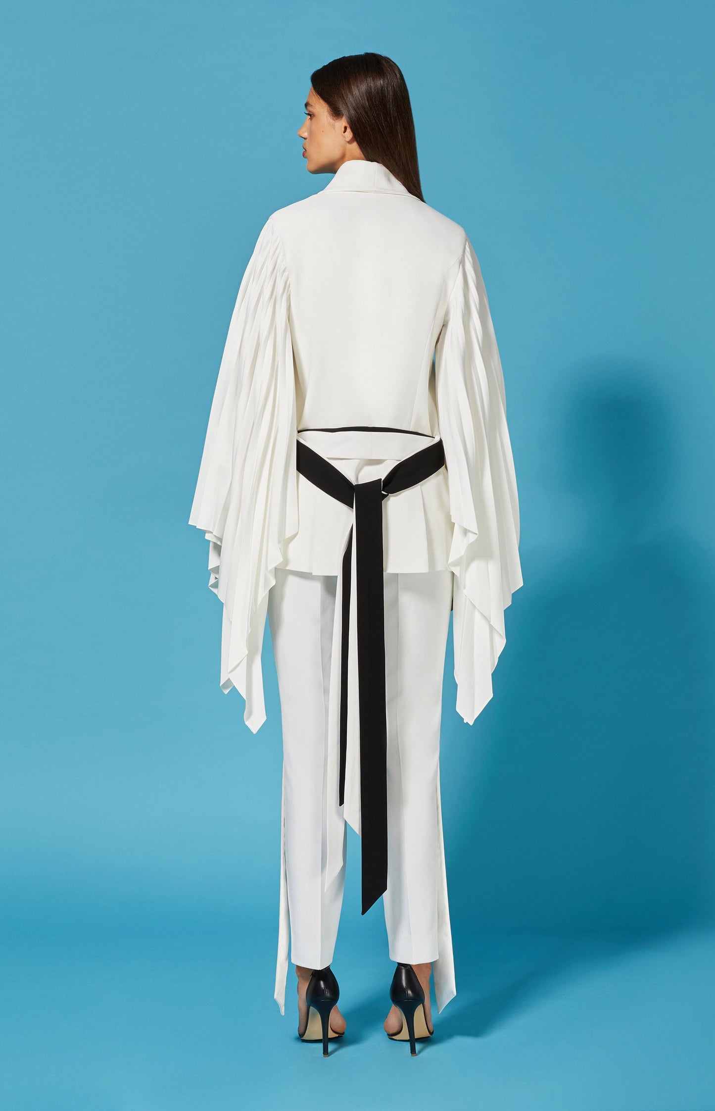 Pleated sleeves jacket VALERY KOVALSKA