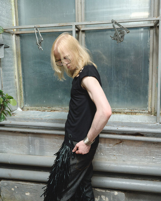 LONG CUTOUT TANK TOP THEO