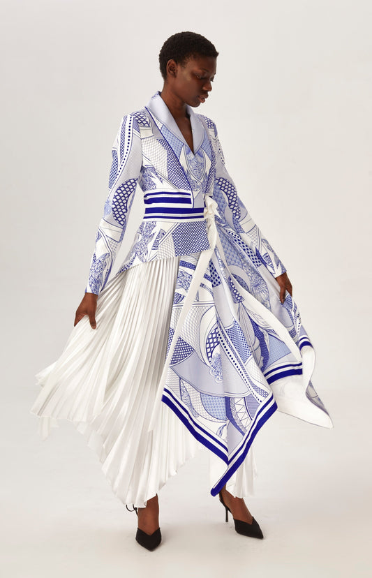 Porcelain printed jacket VALERY KOVALSKA