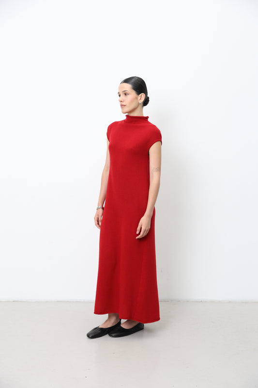 Sleeveless Lambswool Maxi Dress 91LAB