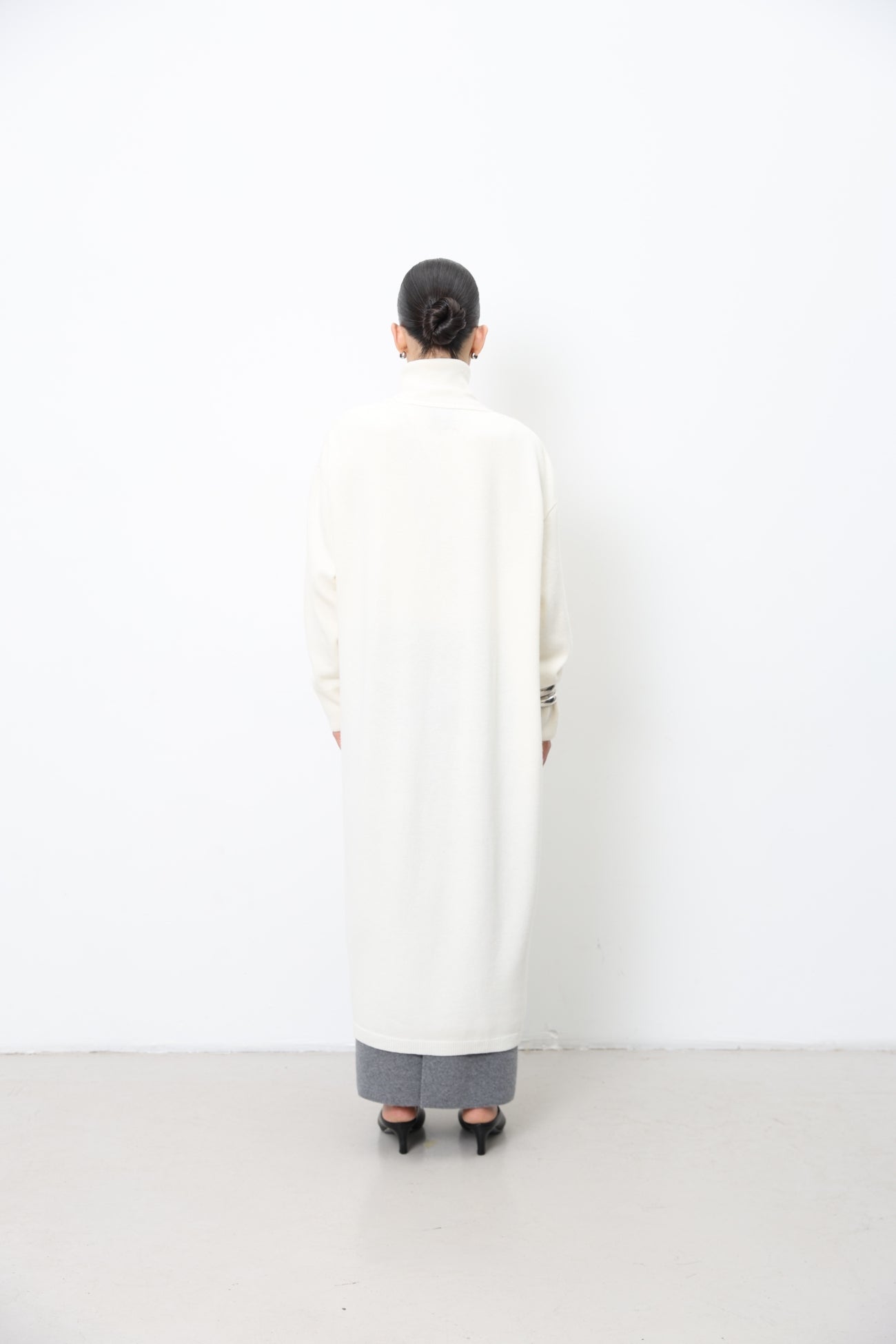 Long Lambswool Cardigan 91LAB