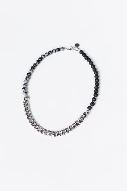 FRANKO necklace with mixed stones SAMOKISH