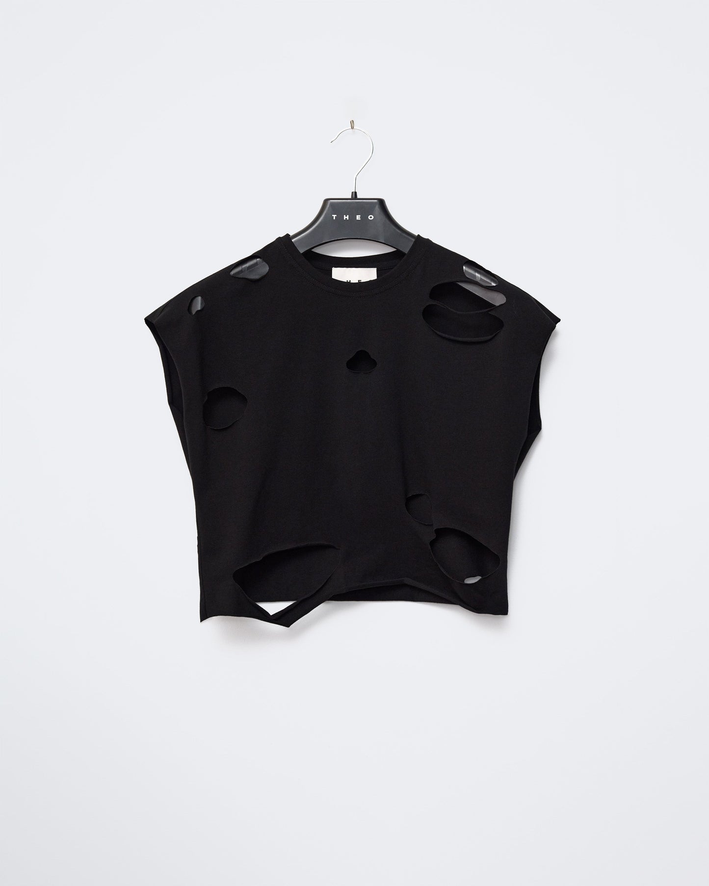 CROPPED CUTOUT TANK TOP THEO