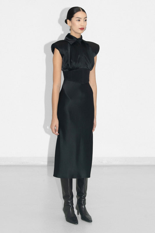 Bias-Cut Corset Dress VESTIAIRE D'UN OISEAU LIBRE