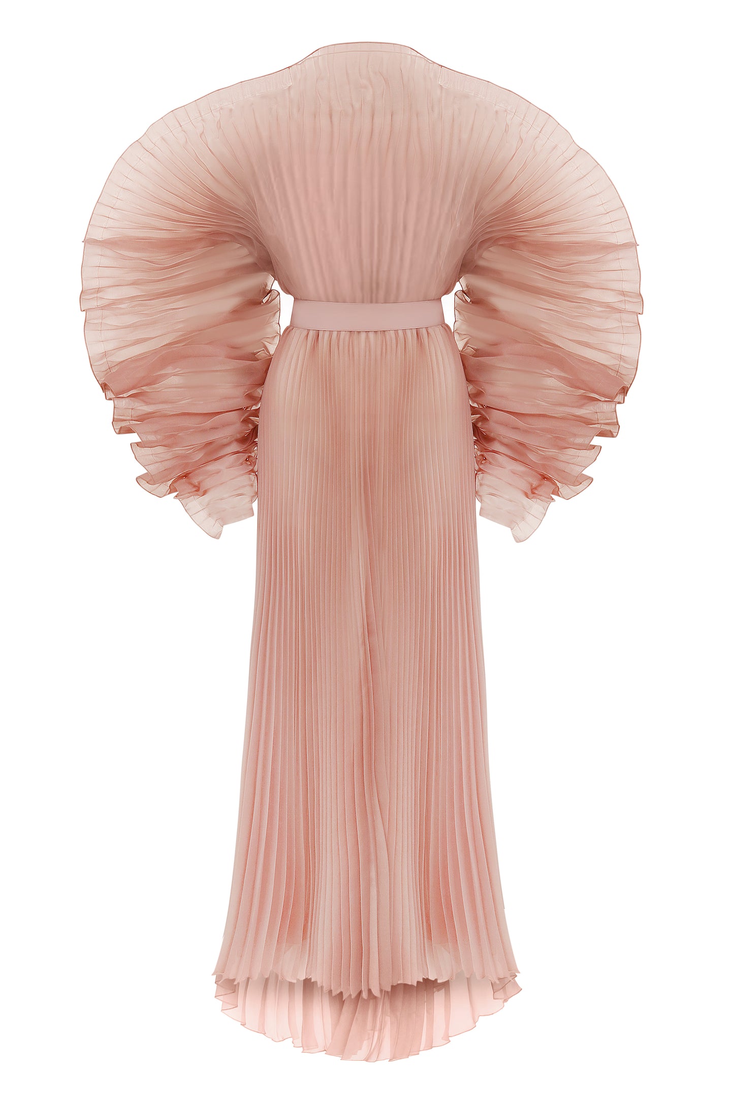 Alisha Pleated Caramel Dress J’AMEMME