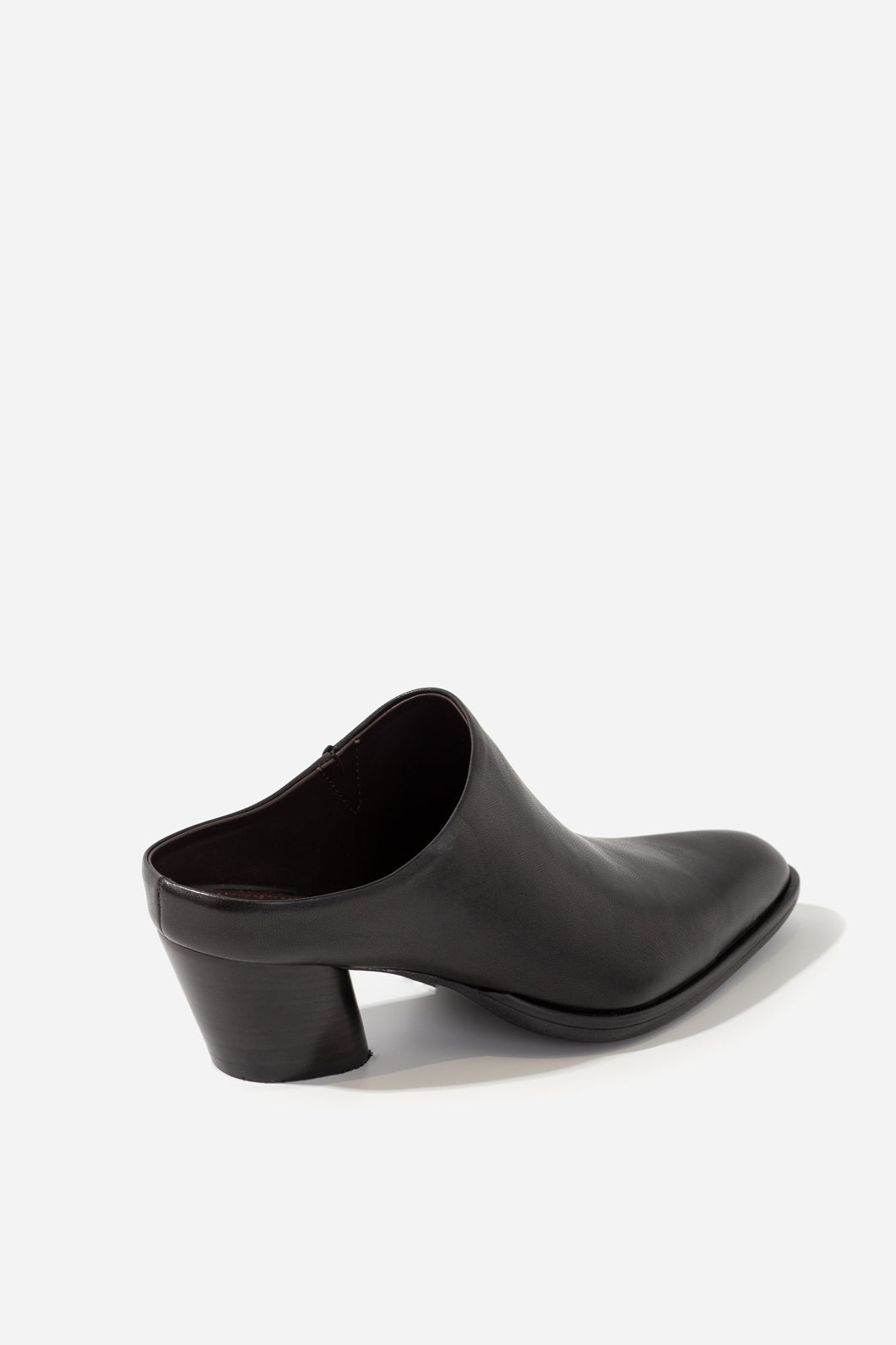 BERTA black mules KACHOROVSKA