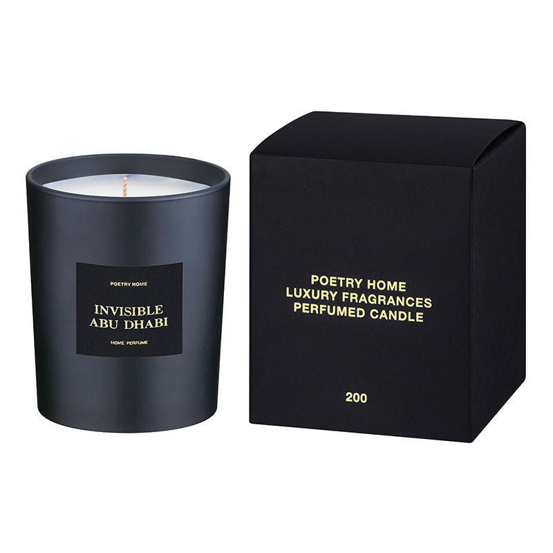 PERFUMED CANDLE INVISIBLE ABU DHABI 200 G POETRY HOME