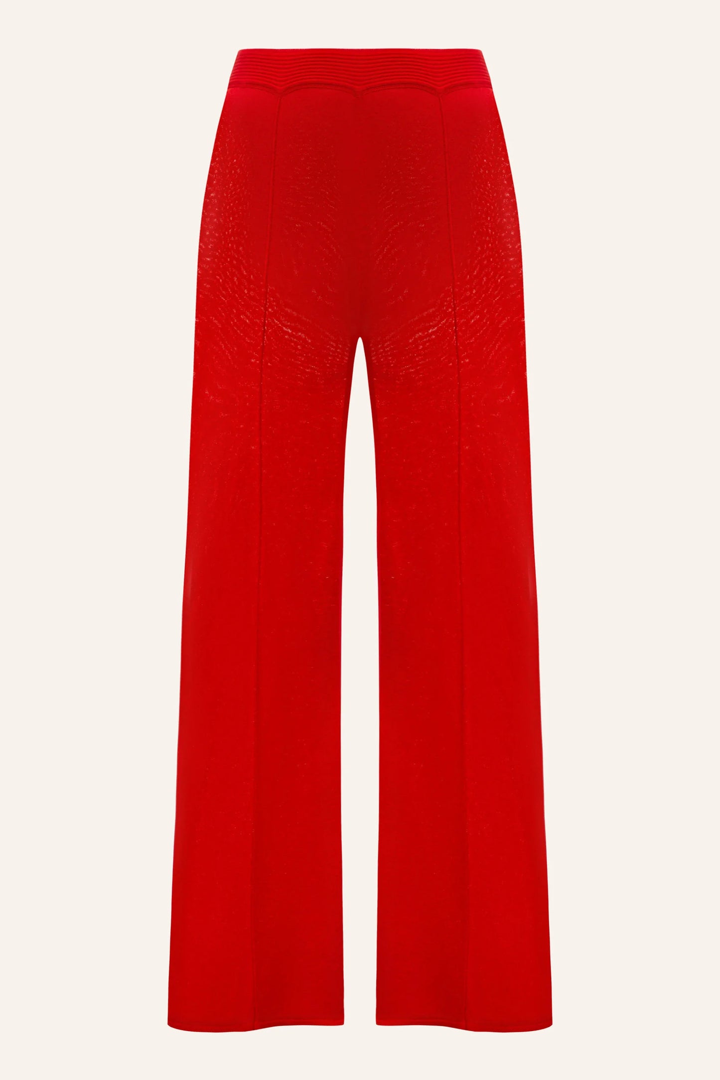 VISCOSE KNITWEAR PANTS KATERINA KVIT