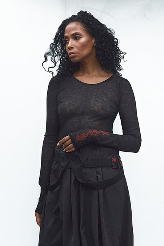 Black transparent base Embroidery G2A