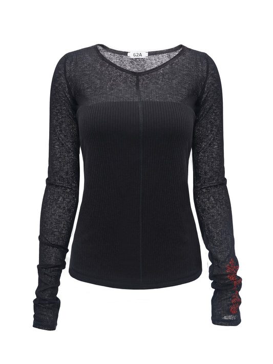 Black semi transparent base Embroidery G2A