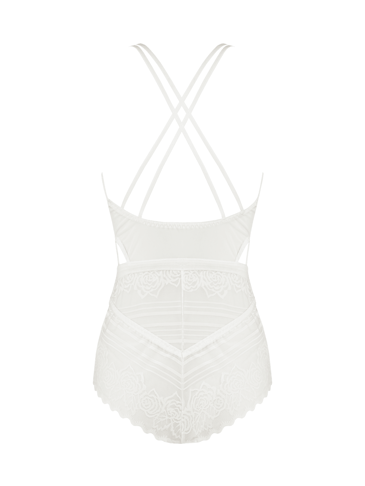Body Vish White FOX LINGERIE