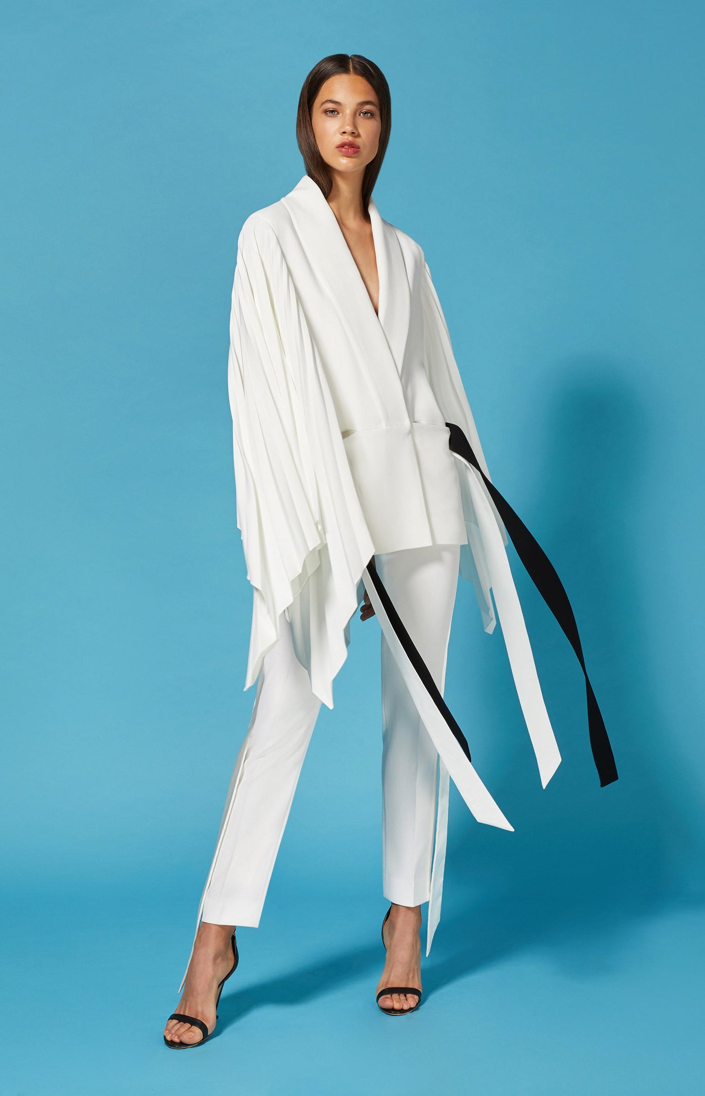 Pleated sleeves jacket VALERY KOVALSKA