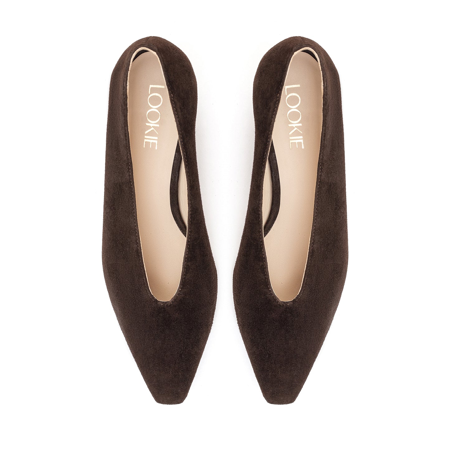 Comfortable Erica brown pumps for every day LOOKIE ATELIER