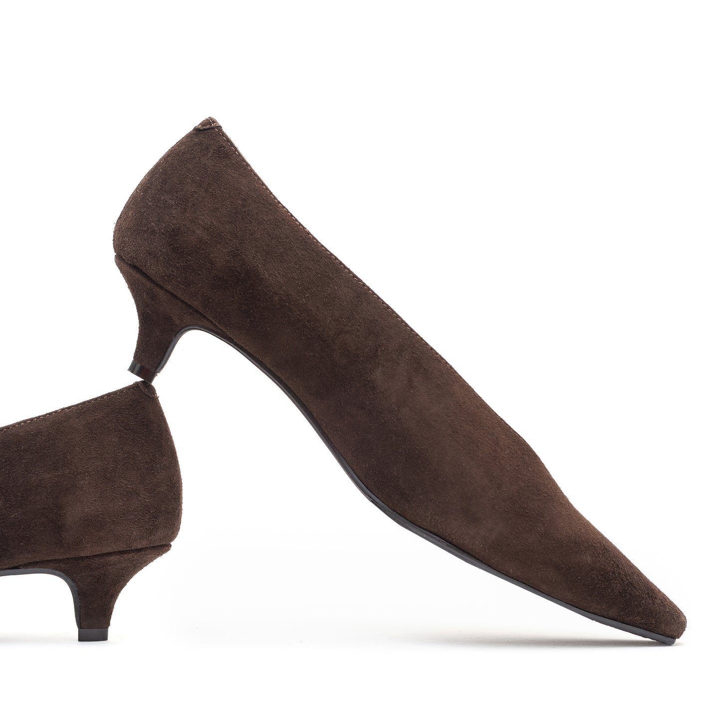 Comfortable Erica brown pumps for every day LOOKIE ATELIER