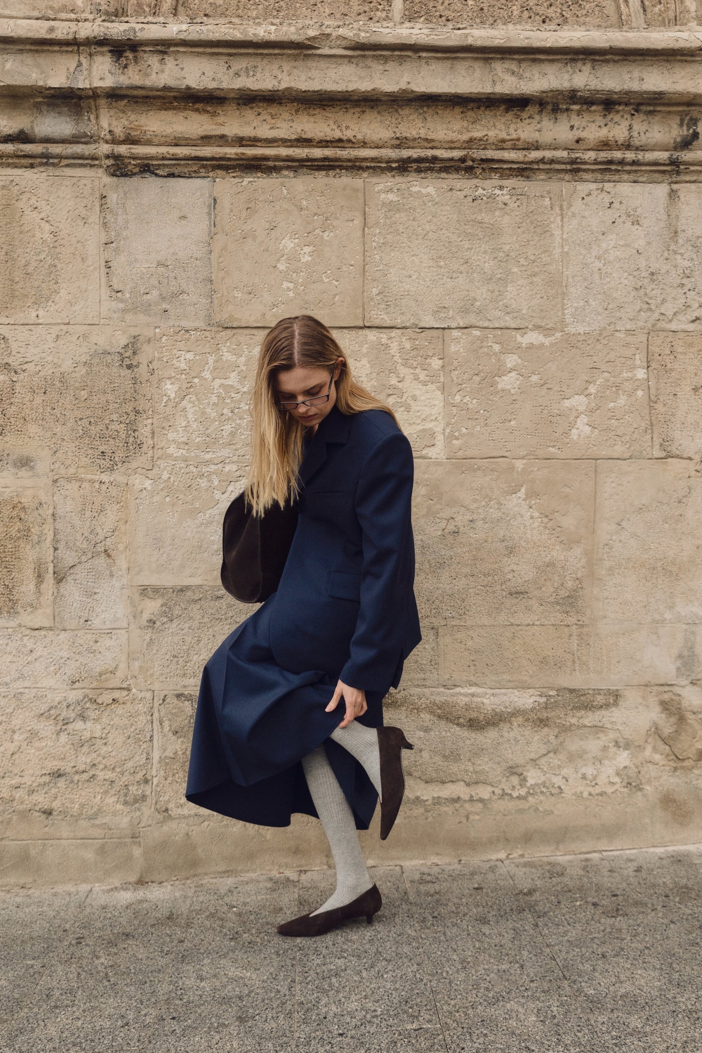 Comfortable Erica brown pumps for every day LOOKIE ATELIER