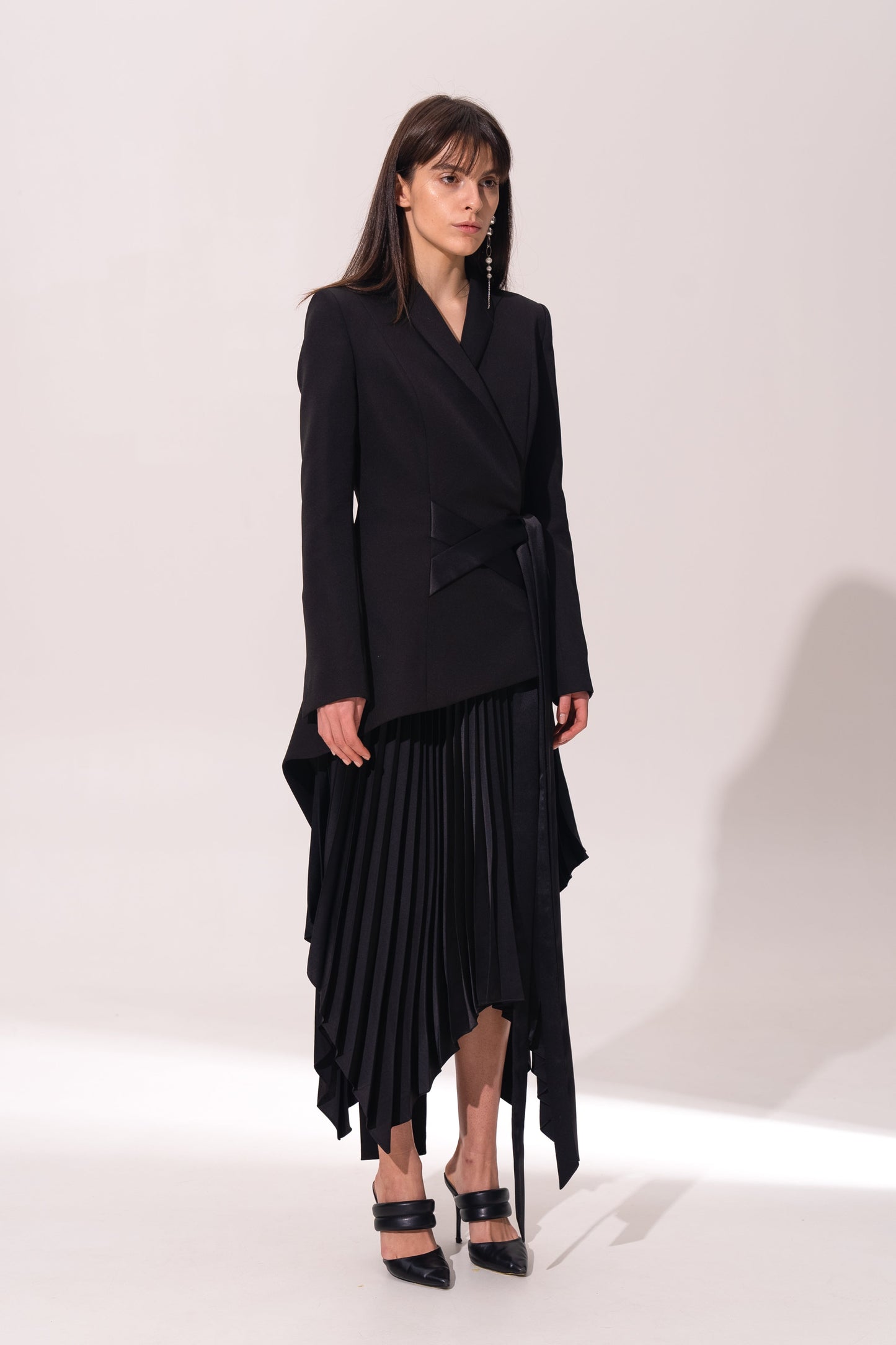 Jacket dress with pleats VALERY KOVALSKA