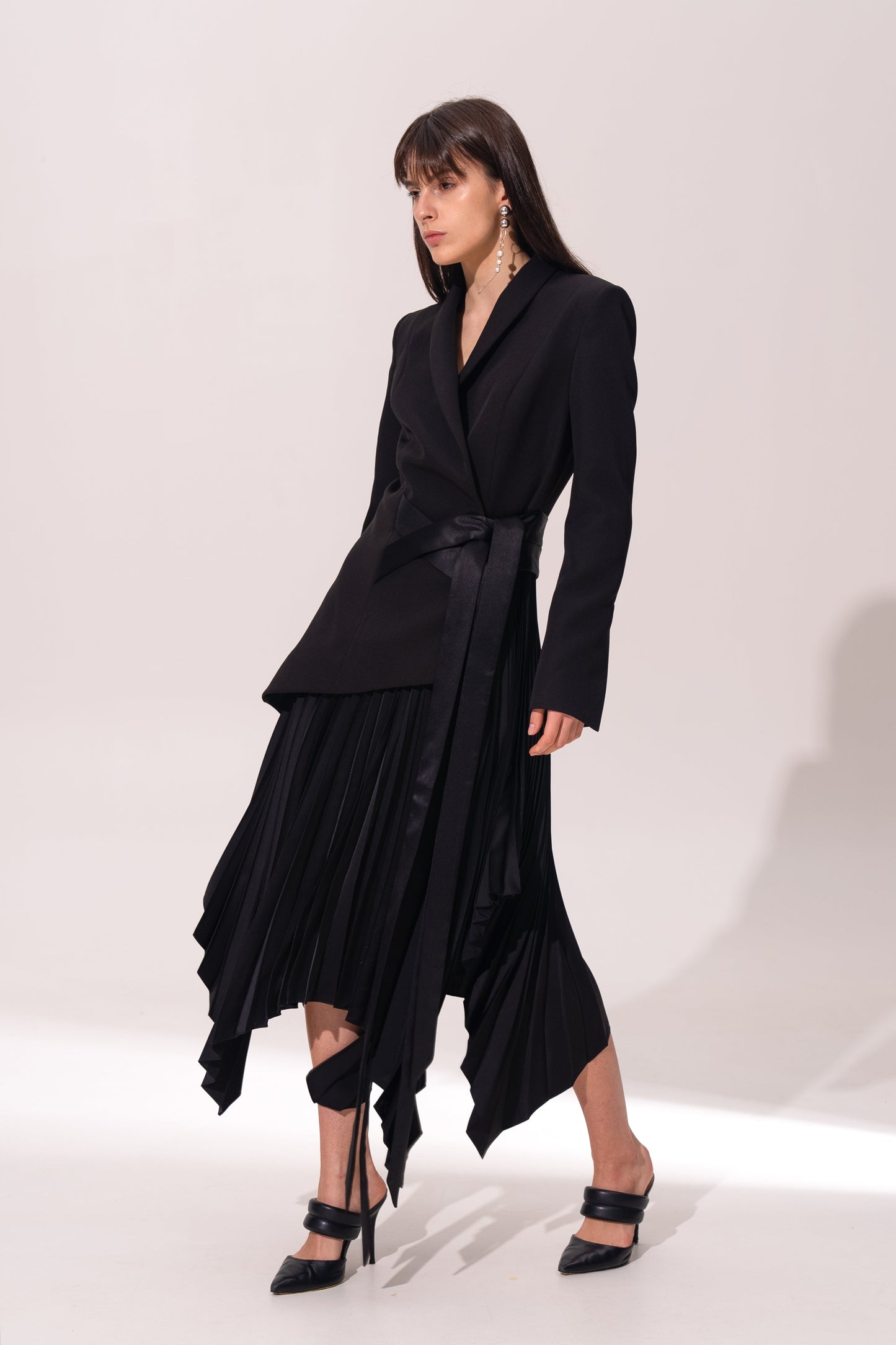 Jacket dress with pleats VALERY KOVALSKA
