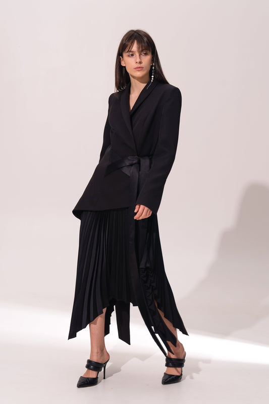 Jacket dress with pleats VALERY KOVALSKA