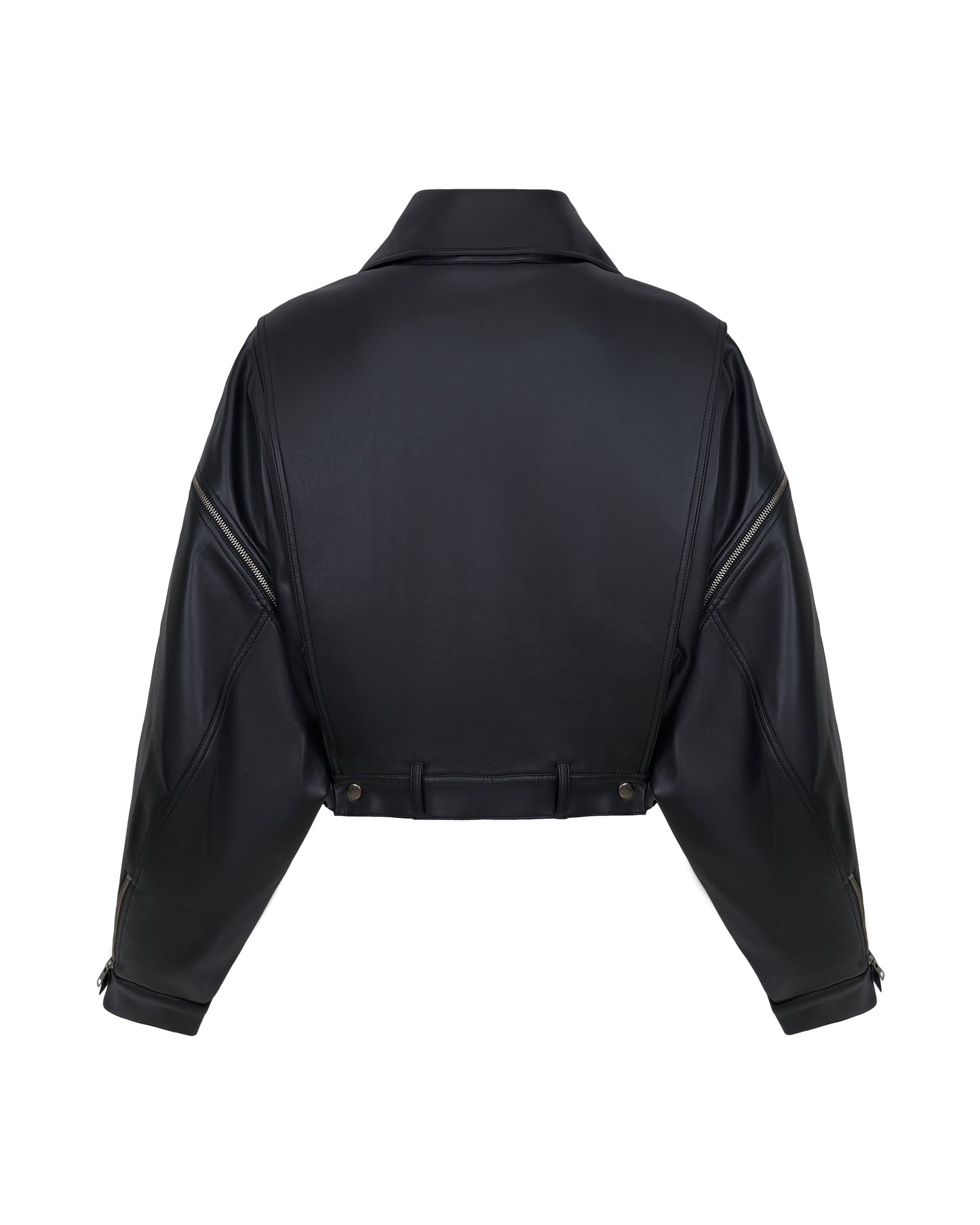 JACKET #09 — Convertible Faux Leather Jacket GUDU
