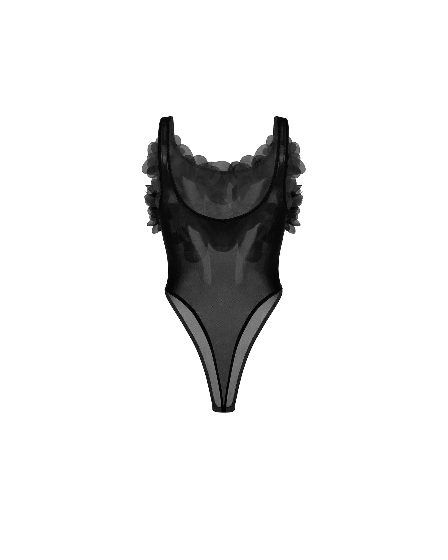 Peony Bodysuit in black PASKAL