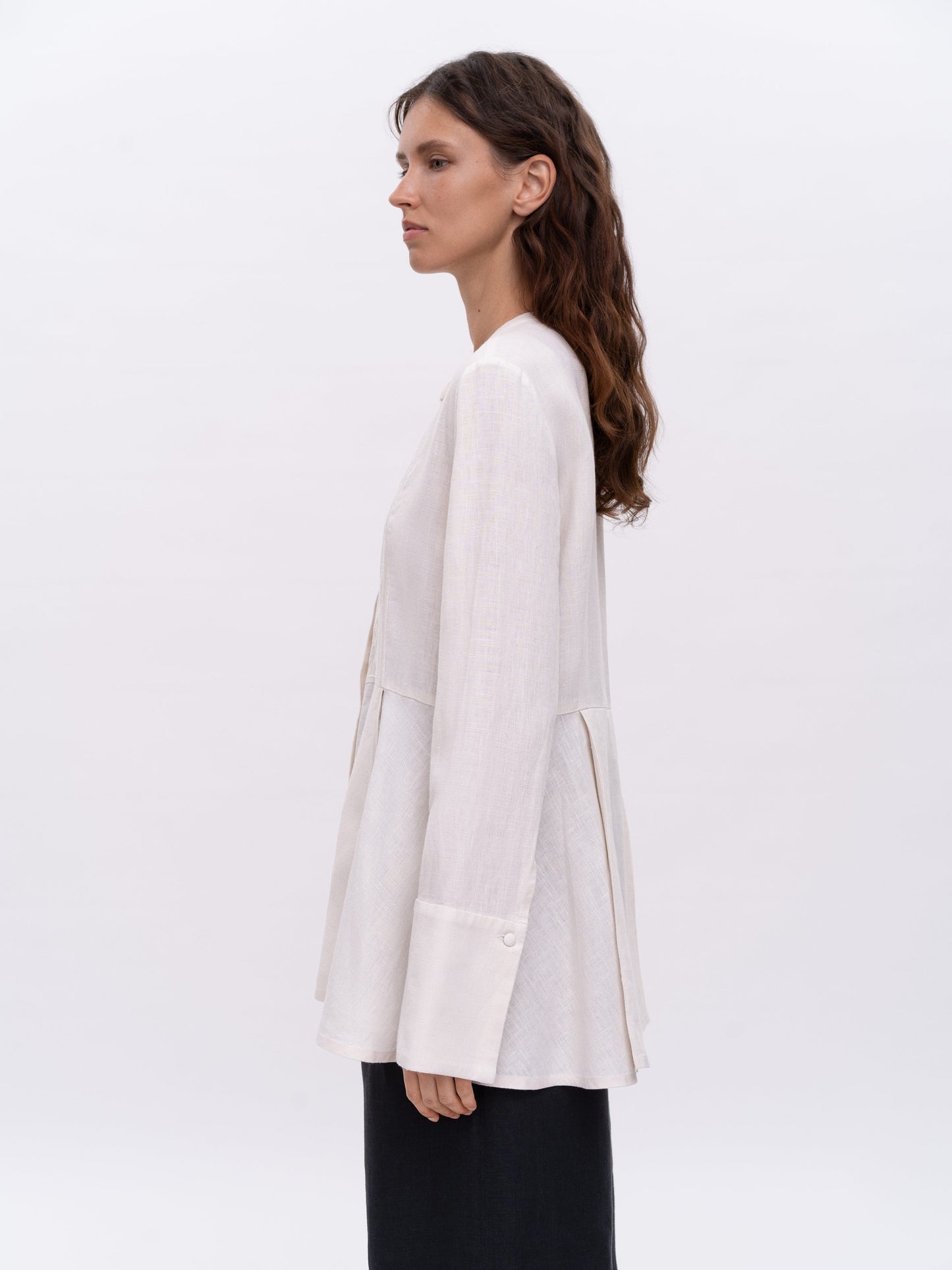 Light Embroidered Shirt Grain Field ETNODIM