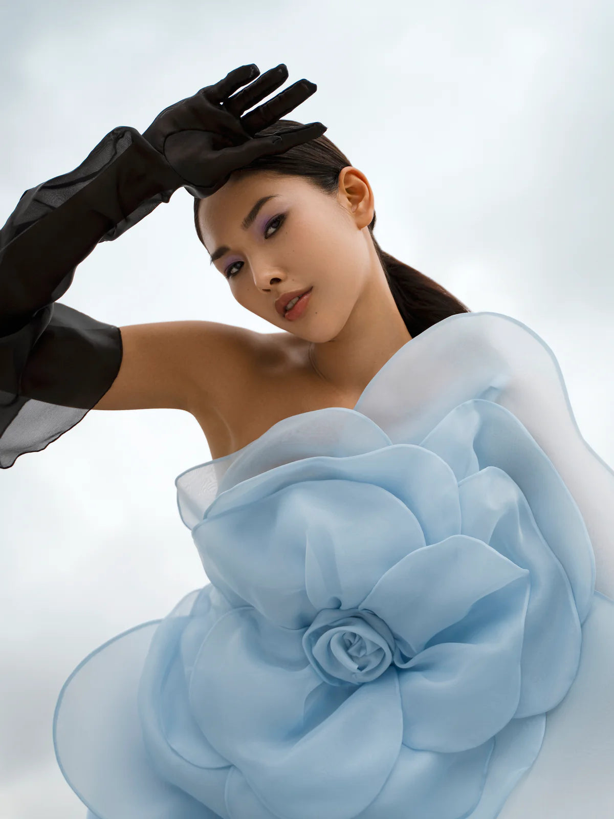 Camellia Lisa Blue Dress J’AMEMME