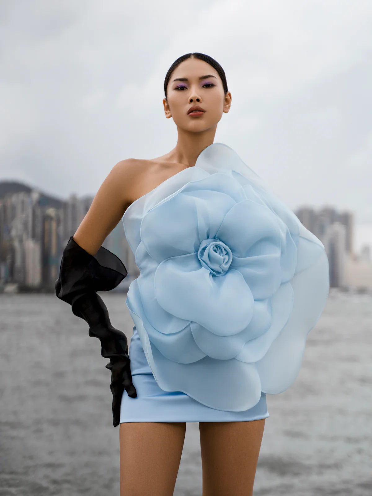 Camellia Lisa Blue Dress J’AMEMME