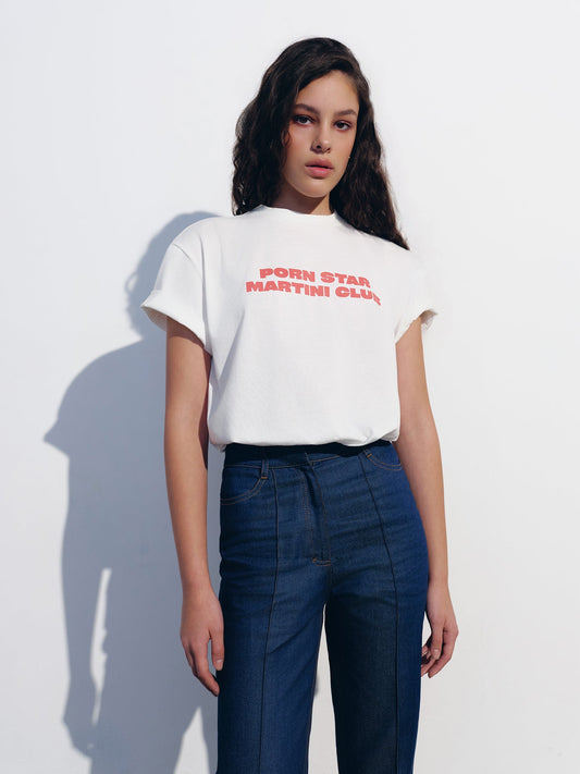 Ivory Porn Star Martini Club T-shirt NOVITSKA