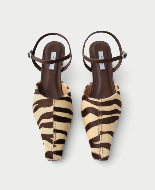 Savara Slingbacks Zebra HVOYA
