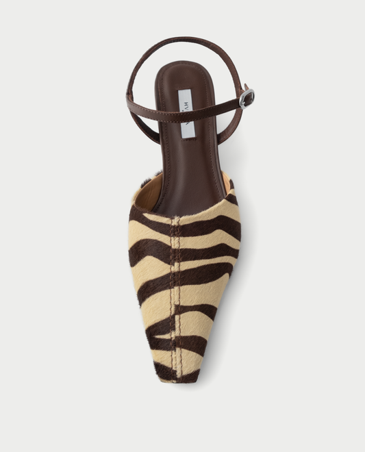 Savara Slingbacks Zebra HVOYA