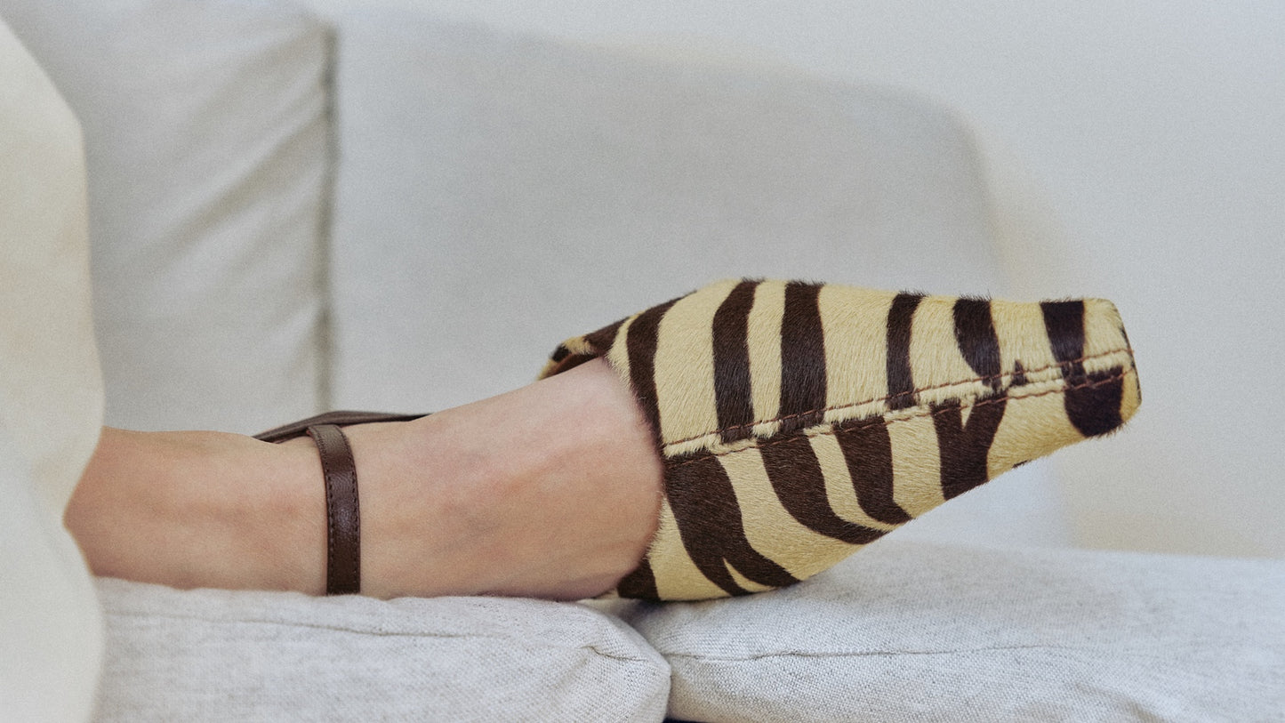 Savara Slingbacks Zebra HVOYA