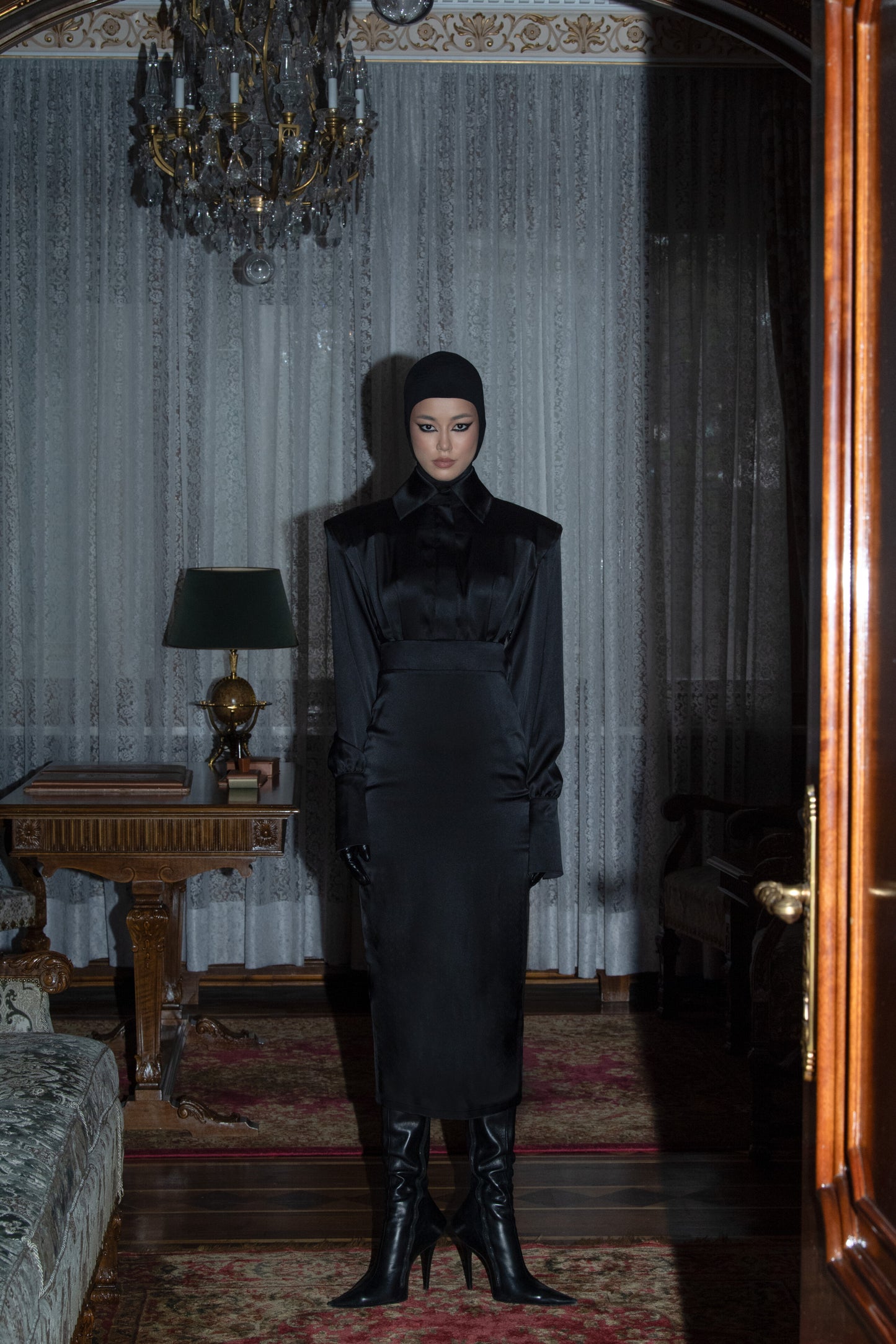 Silk Midi Dress VESTIAIRE D'UN OISEAU LIBRE