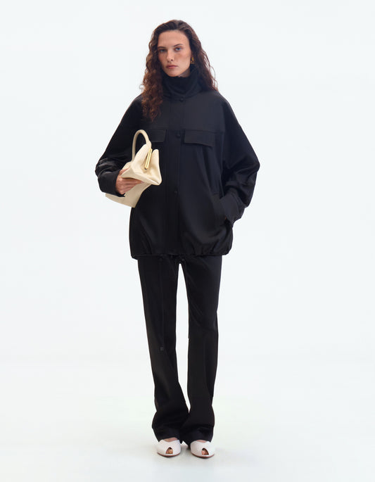 Black bomber jacket ELENA REVA