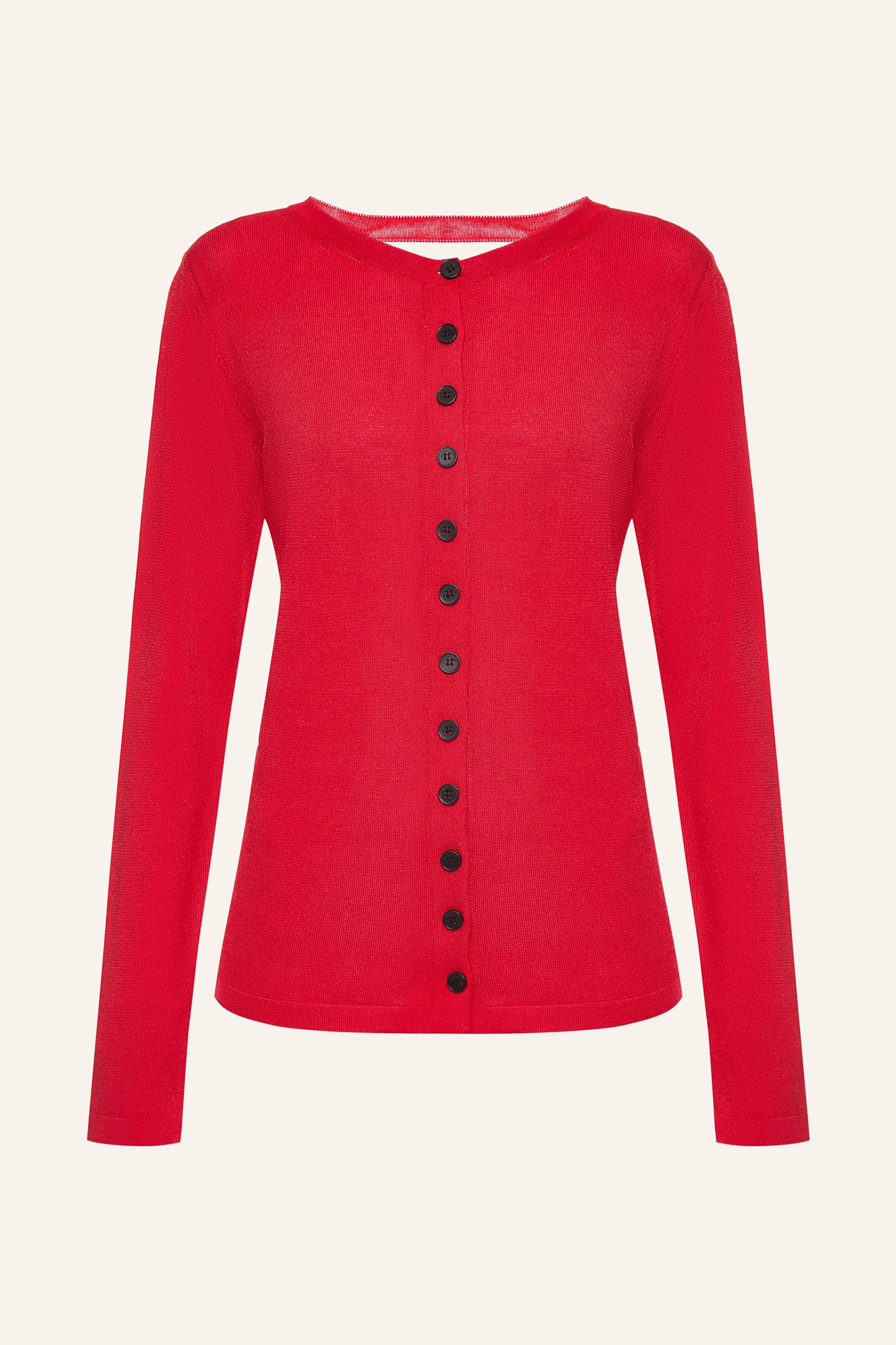 CARDIGAN OPEN BACK KATERINA KVIT