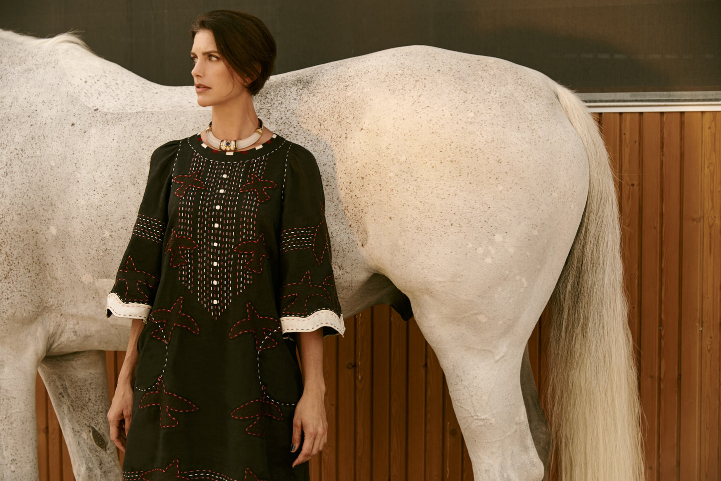 God Realm Midi dress in Black My Sleeping Gypsy