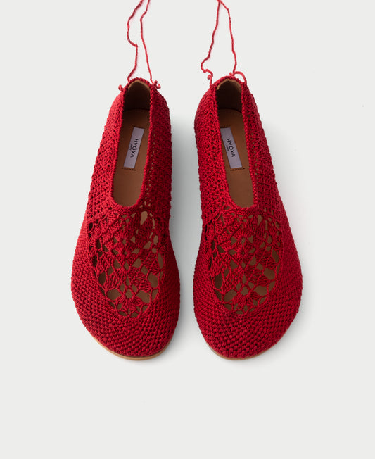 Merezhyvni Ballerinas Red HVOYA