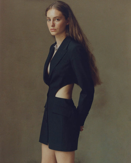 Jacket-dress with cuts NOVITSKA