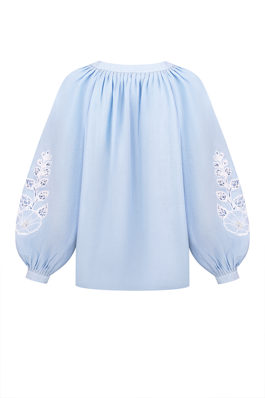 Mallow blue blouse FOBERINI