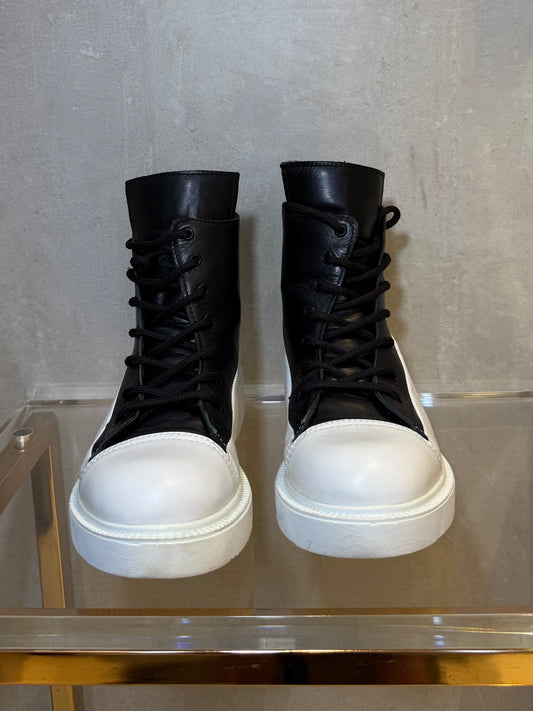 Platform Leather Boots LURDES BERGADA (Pre-Owned)