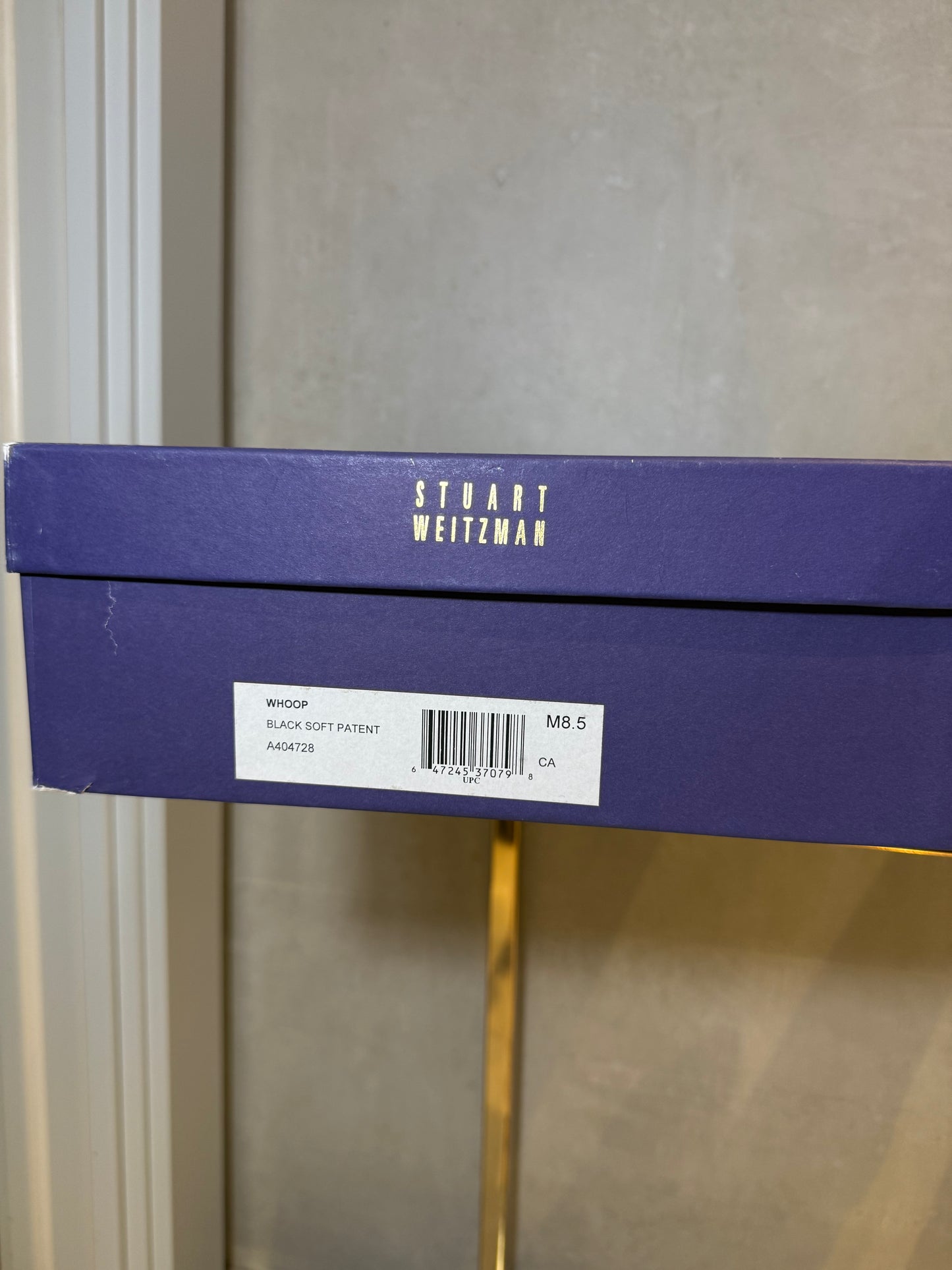 Whoop Black Patent Leather Ankle Boots STUART WEITZMAN (Pre-Owned)