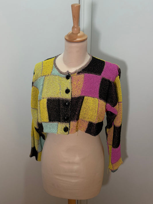 Cropped Knit Cardigan Patchwork Unisex VIVIENNE WESTWOOD ANDREAS KRONTHALER (Pre-Owned)