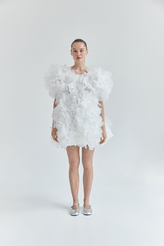 Peony Sweet Dress in milk white PASKAL