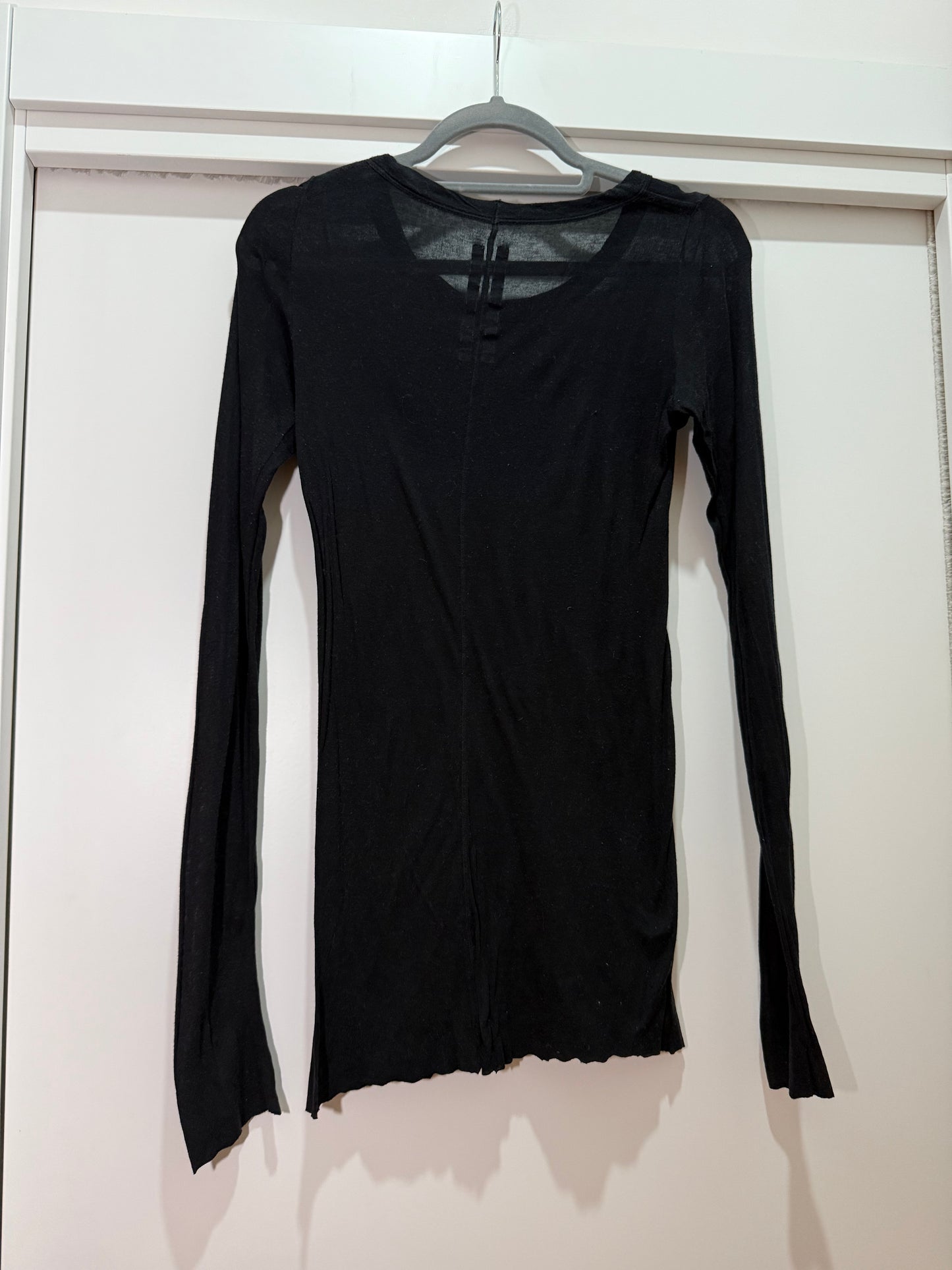 Black Long Sleeve Top RICK OWENS (Pre-Owned)