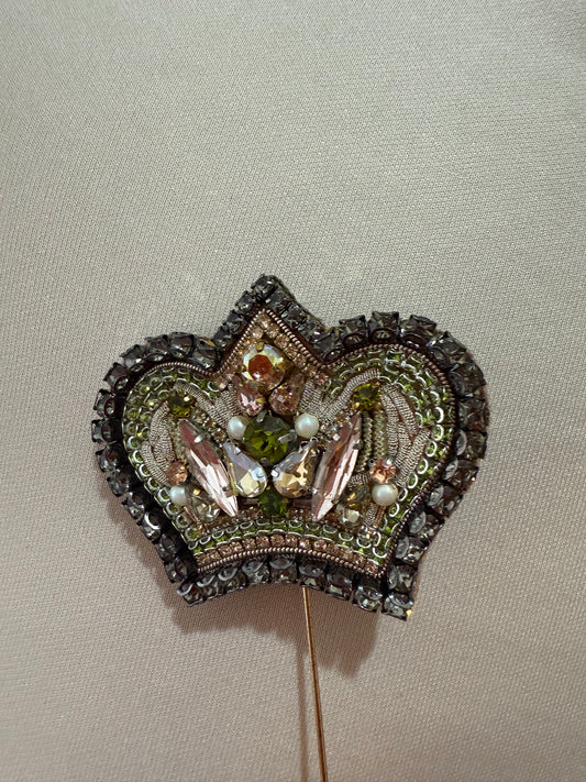 Handmade Crown Brooch - YS (Pre-Owned)