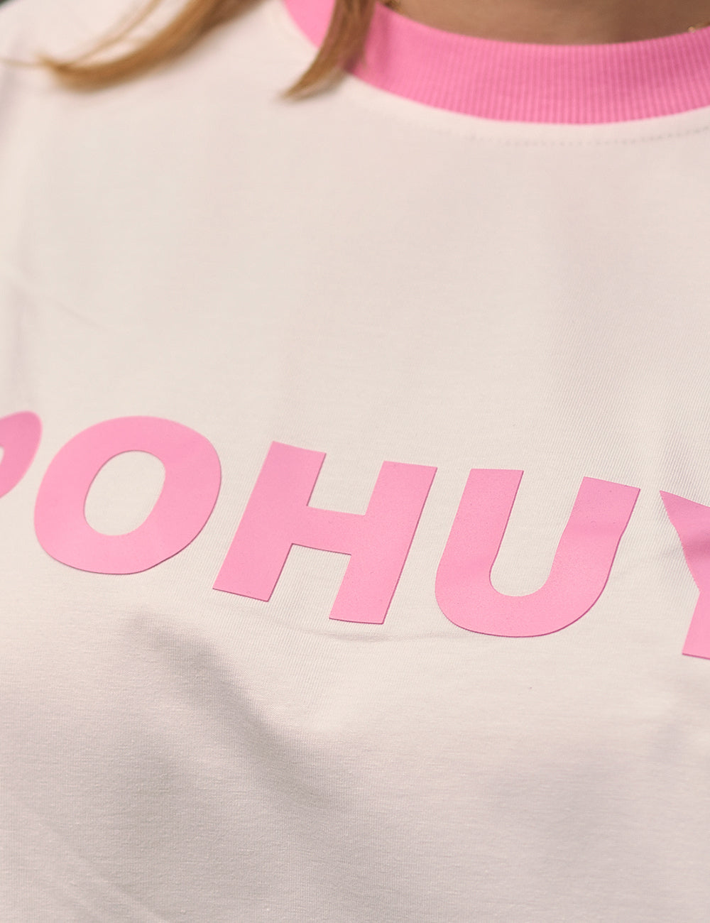 T-shirt White Pink POHUY