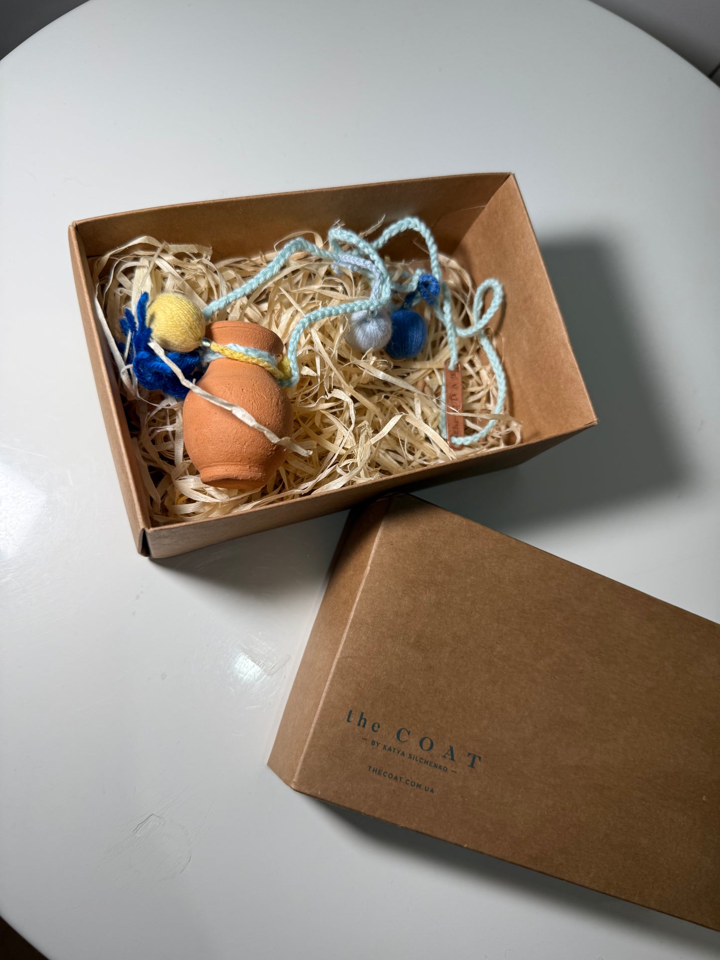 Ceramic Pendant Necklace - THE COAT (Pre-Owned)