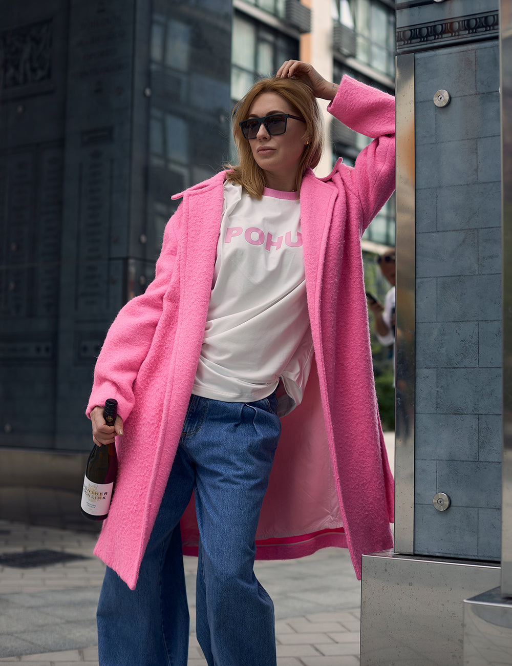 T-shirt White Pink POHUY