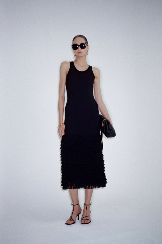 KNITTED DRESS KATERINA KVIT