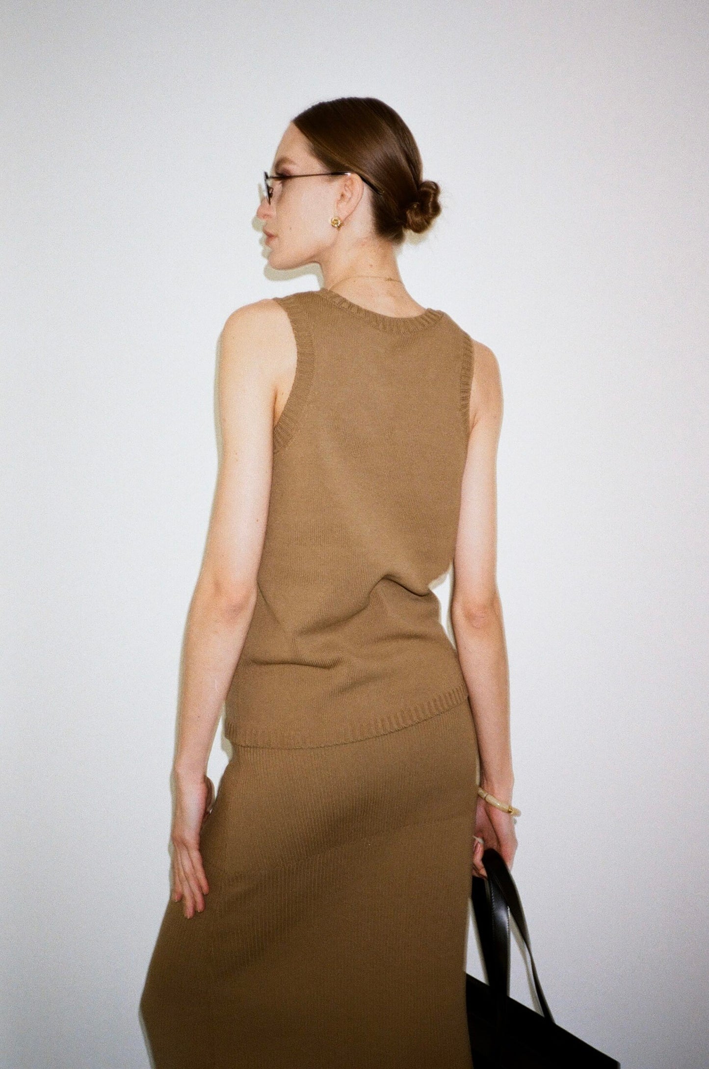 KNITTED TANK TOP KATERINA KVIT